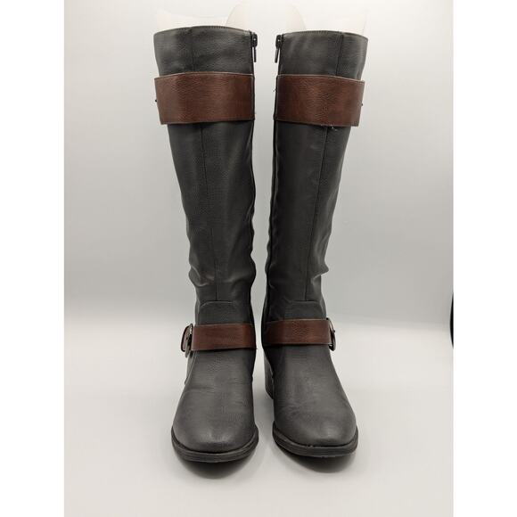 Natural Soul Riding Boot 6M Naturalizer Zahara Faux Leather Vegan - Picture 2 of 10